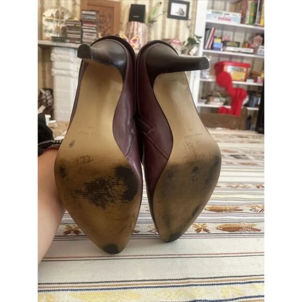 Rare Vintage Nine West Plum Fold Over Boot.  Great Quality And Condition‎